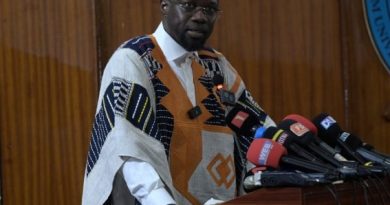 Ousmane Sonko dénonce l’attitude de la présidence Macron pendant la répression