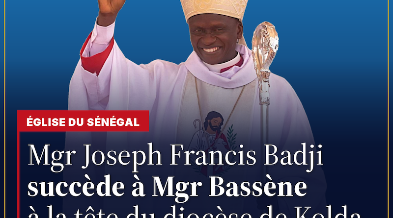 Mgr Joseph Francis Badji succède à Mgr Bassène à la tête du diocèse de Kolda