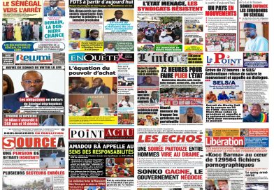 LA UNE DES JOURNAUX NATIONAUX DU 21 OCTOBRE 2026
